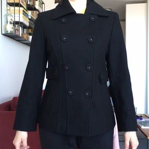 For Joseph black peacoat, XS